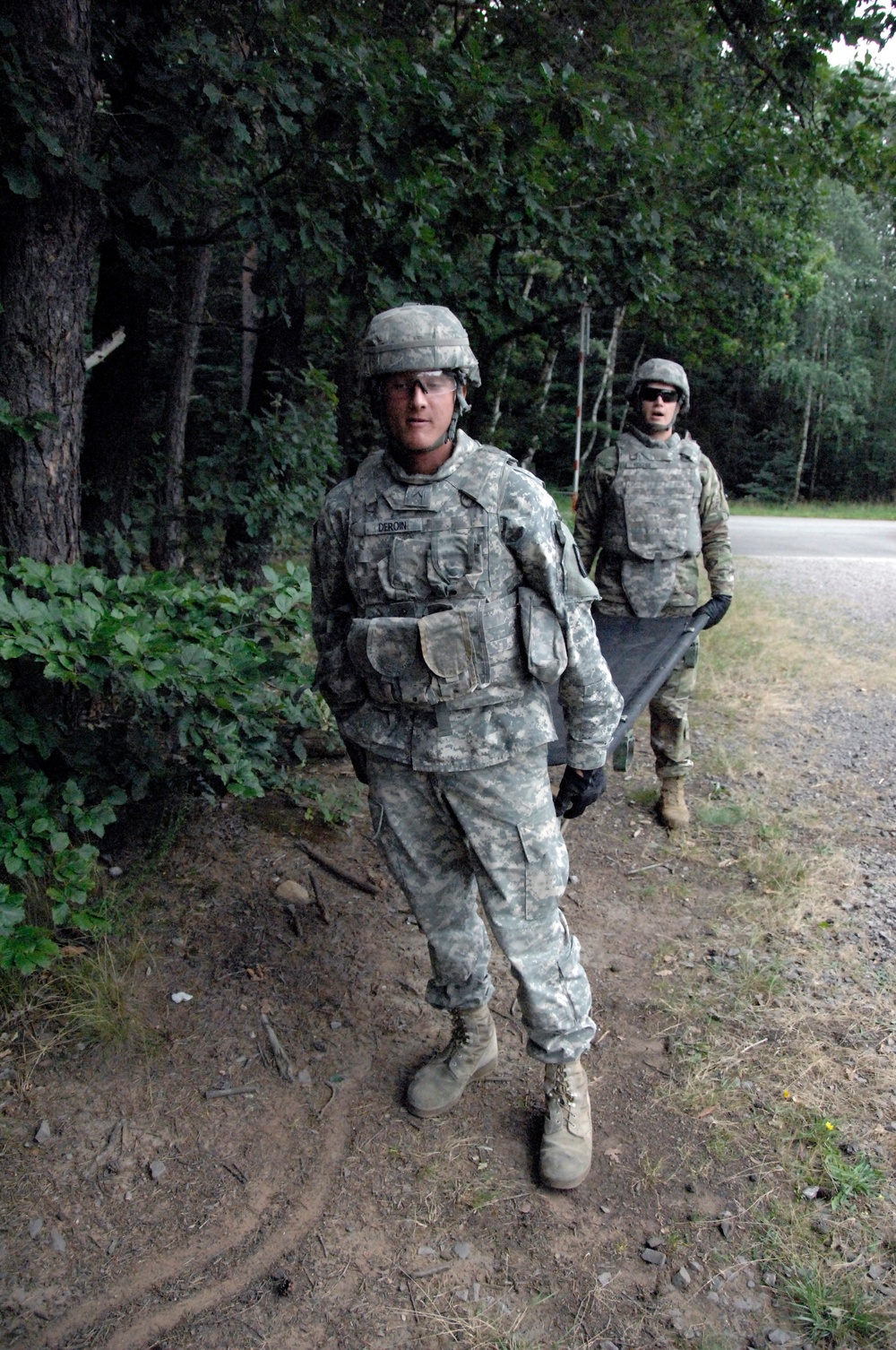 39th Transportation Battalion (MC) EFMB Litter Course Training