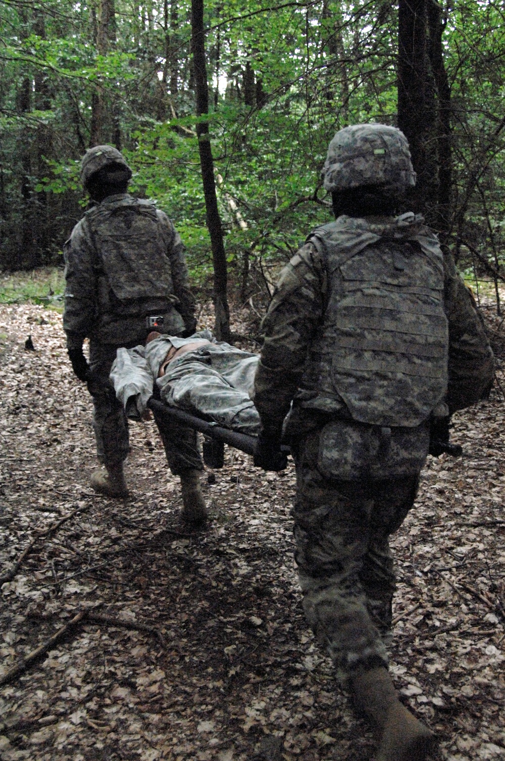 39th Transportation Battalion (MC) EFMB Litter Course Training