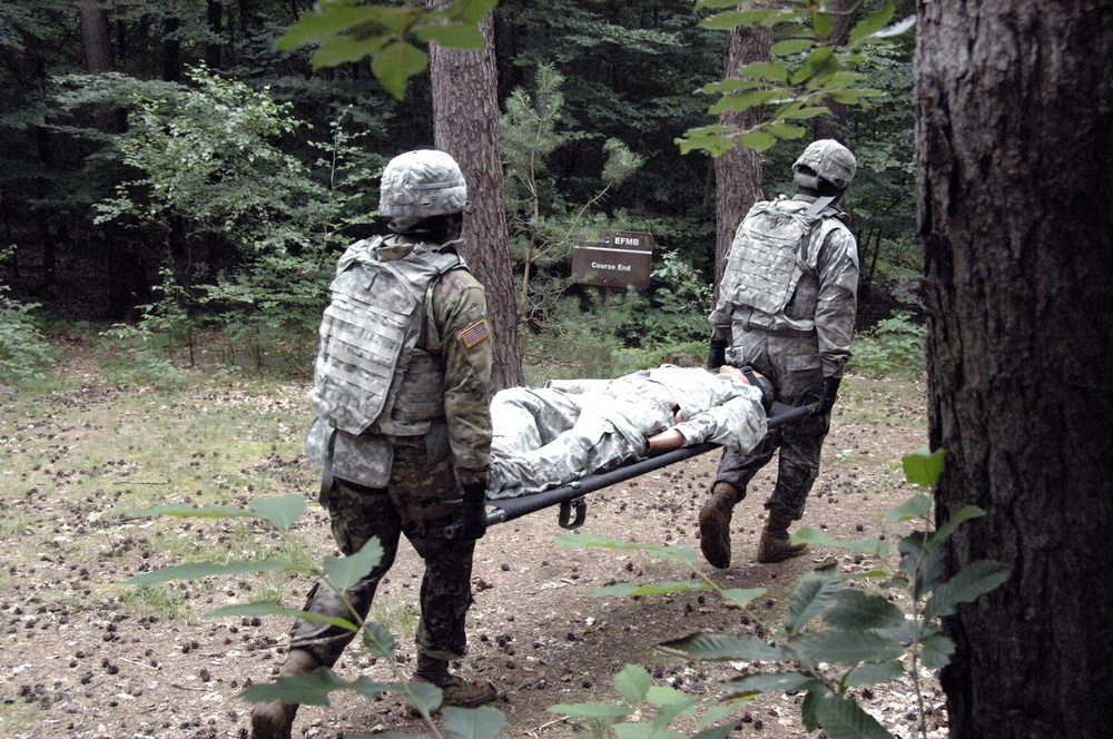 39th Transportation Battalion (MC) EFMB Litter Course Training