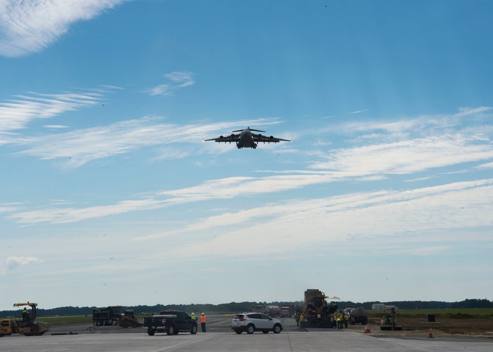 822nd Civil Engineering Flight Provides Expertise to Runway Construction