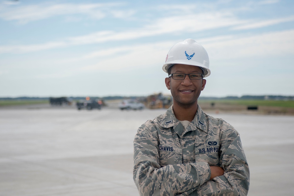 822nd Civil Engineering Flight Provides Expertise to Runway Construction