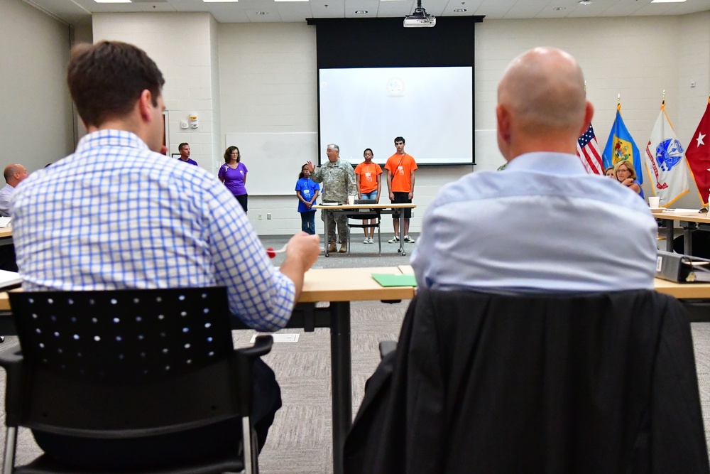 Delaware Governor holds Cabinet Meeting at Bethany Beach Training Site