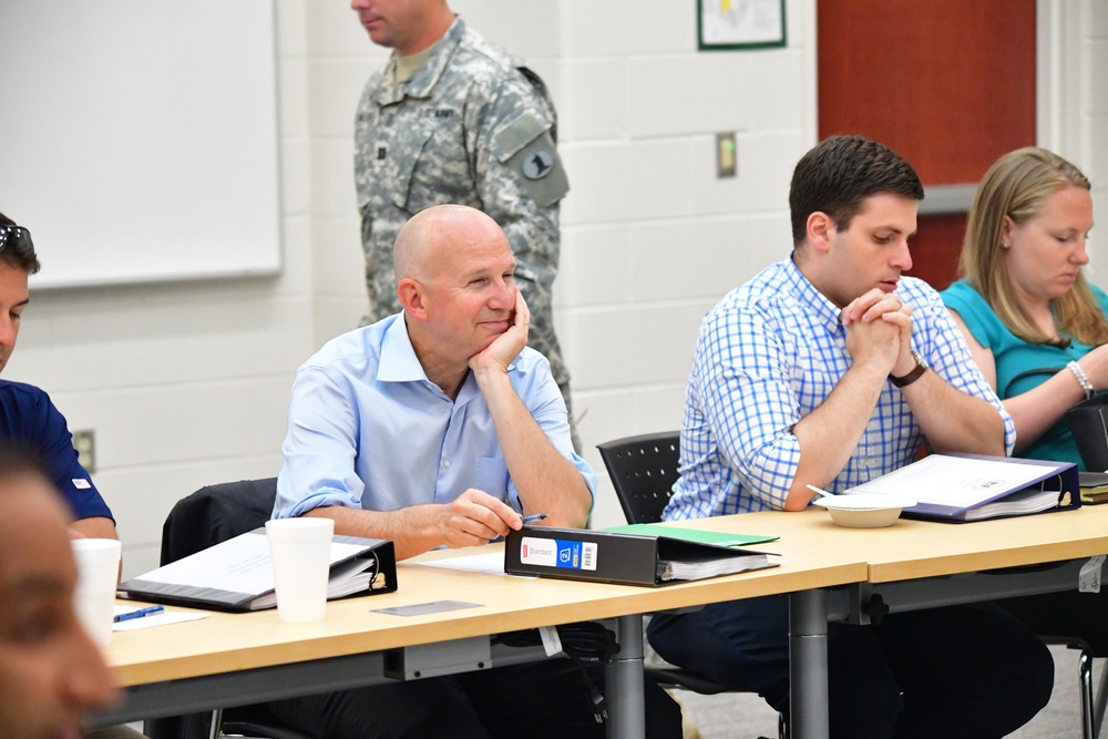 Delaware Governor holds Cabinet Meeting at Bethany Beach Training Site