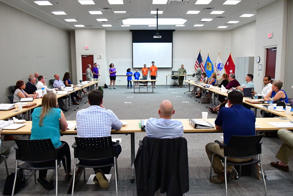 Delaware Governor holds Cabinet Meeting at Bethany Beach Training Site