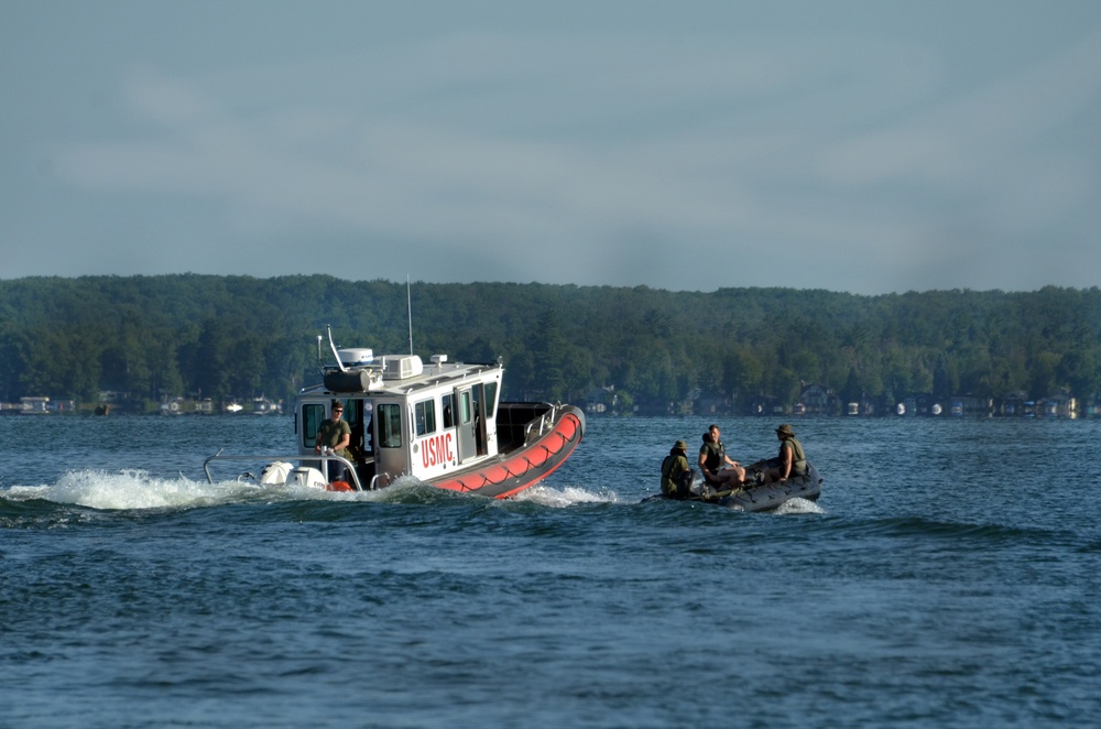 Providing boat and swimmer safety