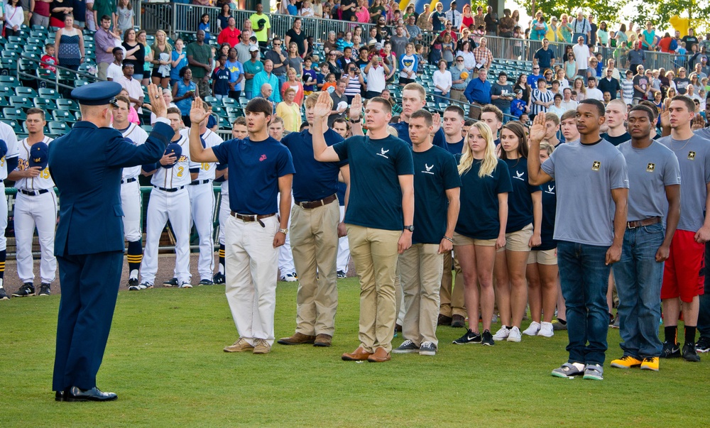 Military Appreciation Night at Riverwalk Stadium
