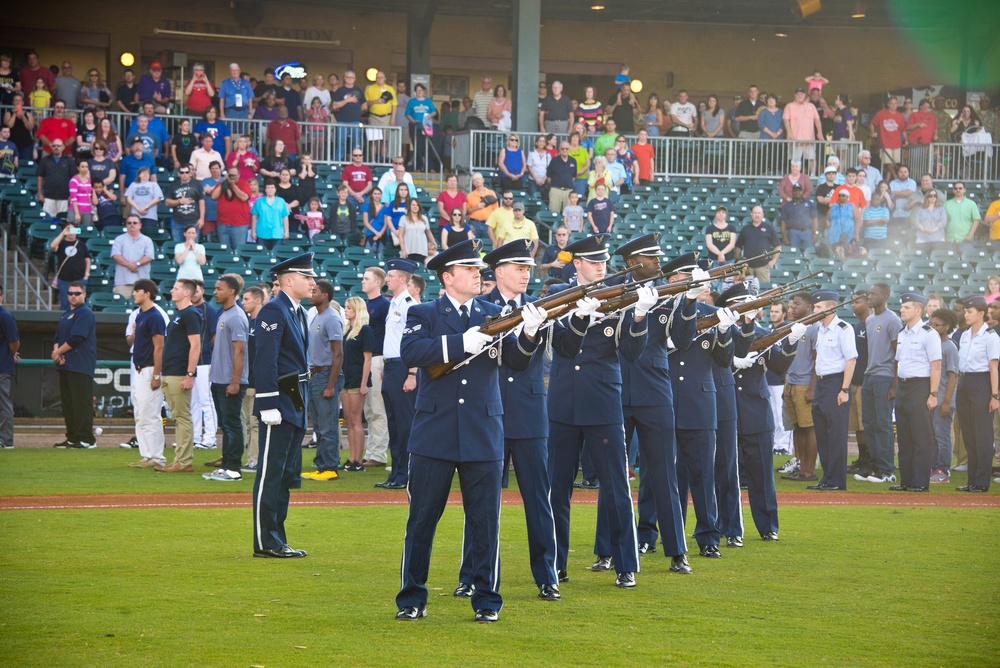 Military Appreciation Night at Riverwalk Stadium