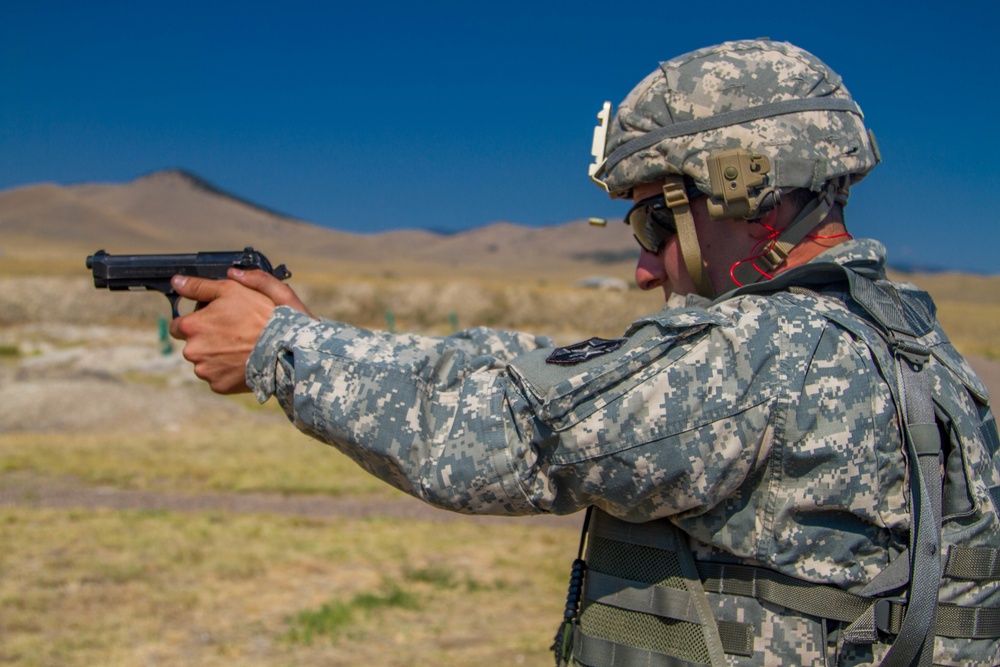 Spc. Carlo Deldonno fires M-9