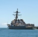 Arleigh Burke-class guided-missile destroyer USS Shoup (DDG 86) Departs Joint Base Pearl Harbor-Hickam Following the Conclusion of RIMPAC 2016