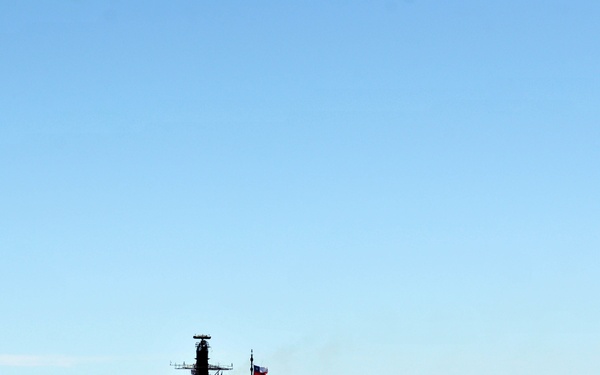 Chilean Navy frigate CNS Almirante Cochrane (FF 05) Departs Joint Base Pearl Harbor-Hickam Following the Conclusion of RIMPAC 2016