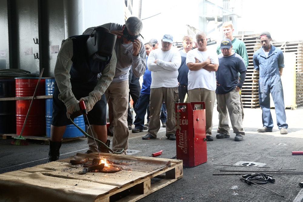 USNS Walter S. Diehl Conducts Training, Drills to Sharpen Readiness After Yard Period
