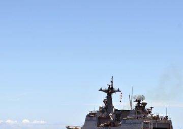 Republic of Korea destroyer Kang Gam Chan (DDH 979) Departs Joint Base Pearl Harbor-Hickam Following the Conclusion of RIMPAC 2016