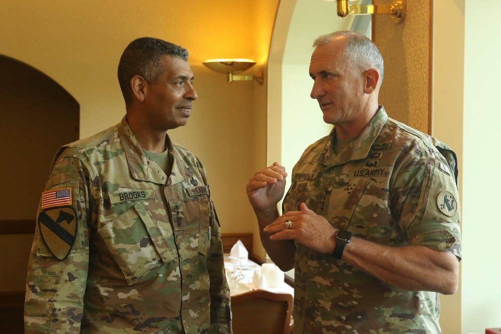 US Army Pacific Commanding General Gen. Robert Brown Visits Korea