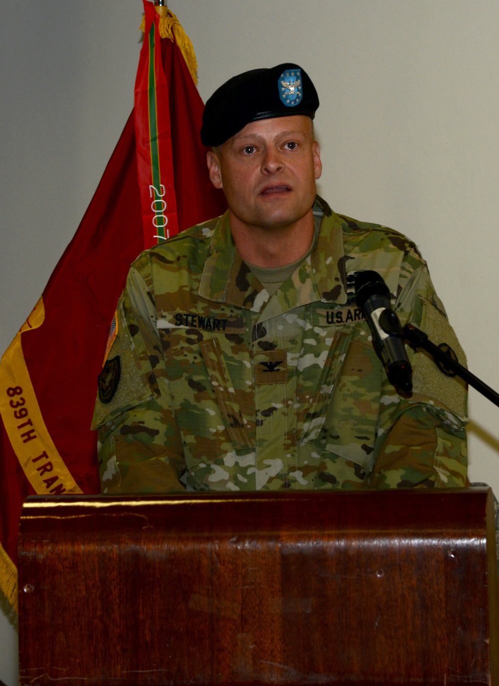 598th Transportation Brigade Change of Command