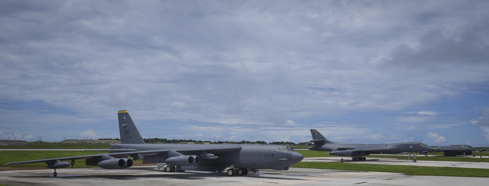 Making history: B-52, B-1, B-2s maintain regional stability in PACOM theater