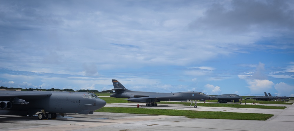 Making history: B-52, B-1, B-2s maintain regional stability in PACOM theater
