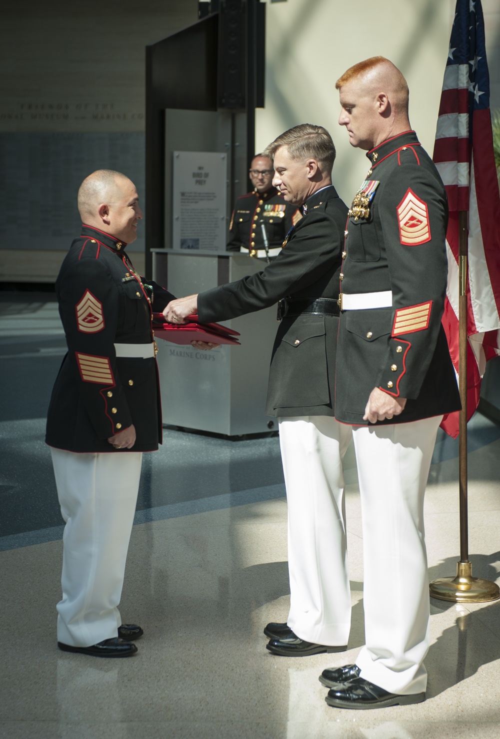 MCU EPME Retirement Ceremony of  Gunnery Sgt. David E. Ramirez