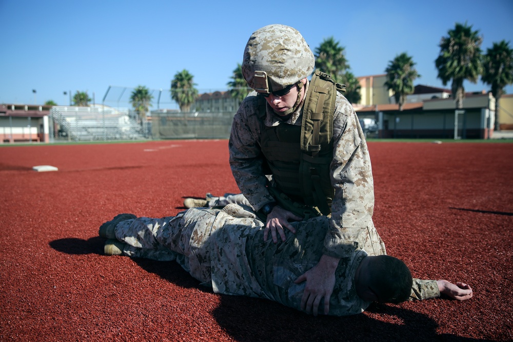 From tourniquets to combat gauze, Marines learn life-saving skills