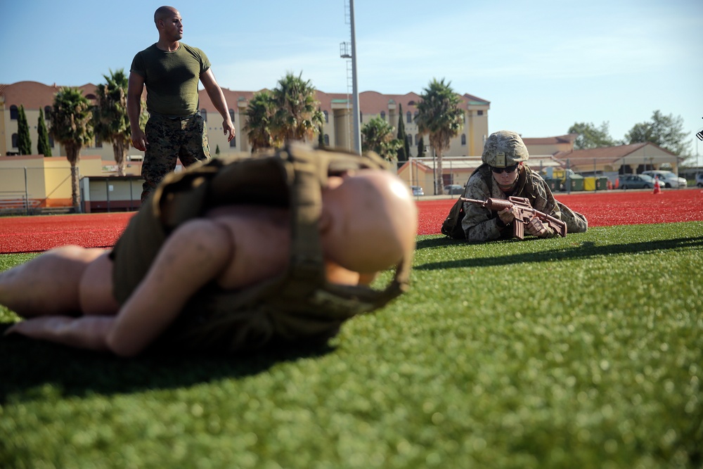 From tourniquets to combat gauze, Marines learn life-saving skills