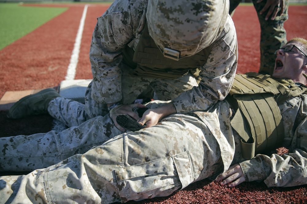 From tourniquets to combat gauze, Marines learn life-saving skills