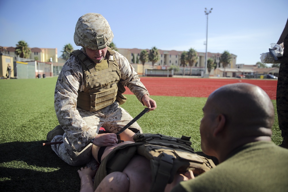 DVIDS Images From tourniquets to combat gauze, Marines learn life