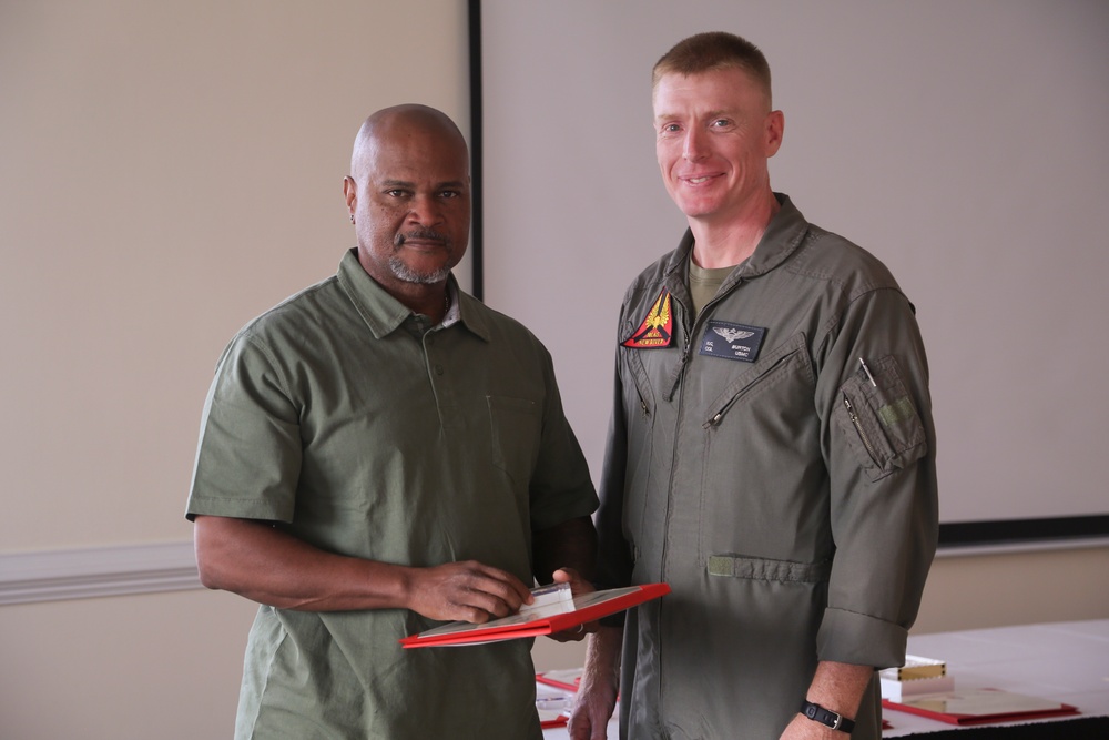Safety specialist presented with service award