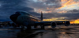 KC-135 sunrise