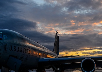 KC-135 sunrise