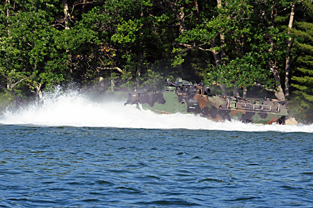 Marine Regiment rehearses amphibious assault