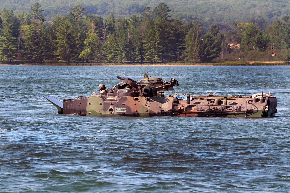 Marine Regiment rehearses amphibious assault