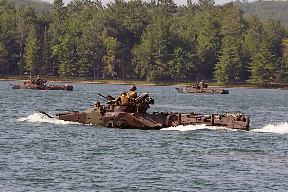 Marine Regiment rehearses amphibious assault