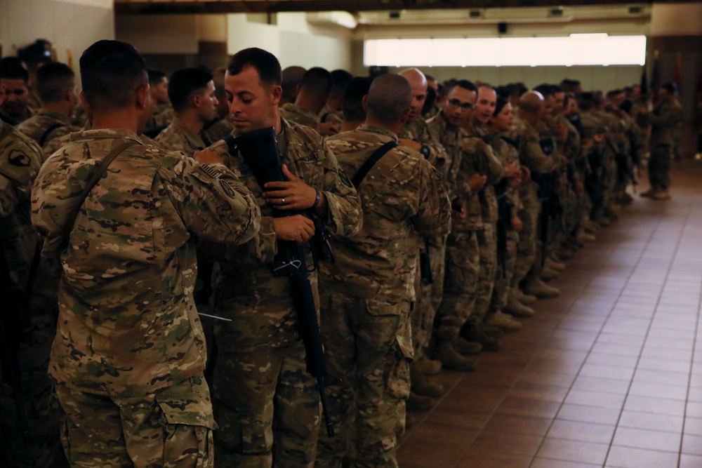 Engineers of 368th Eng. Bn., 475th Eng. Co., deploy in support of Spartan Shield