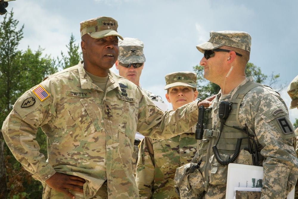 Lt. Gen. Twitty visits CSTX 86-16-03