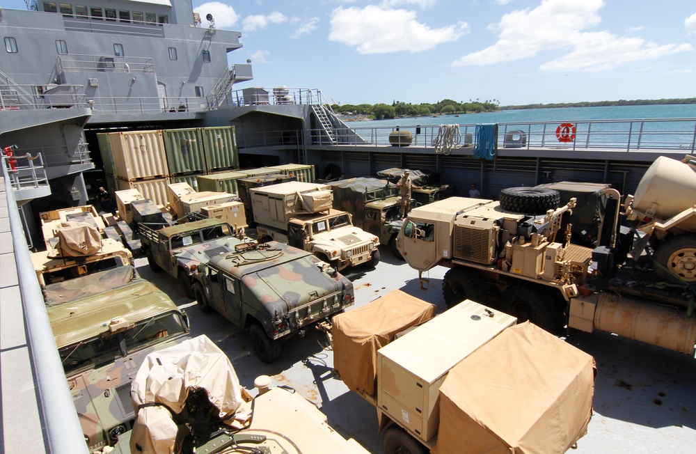 Army vessel departs in support Pacific Pathways
