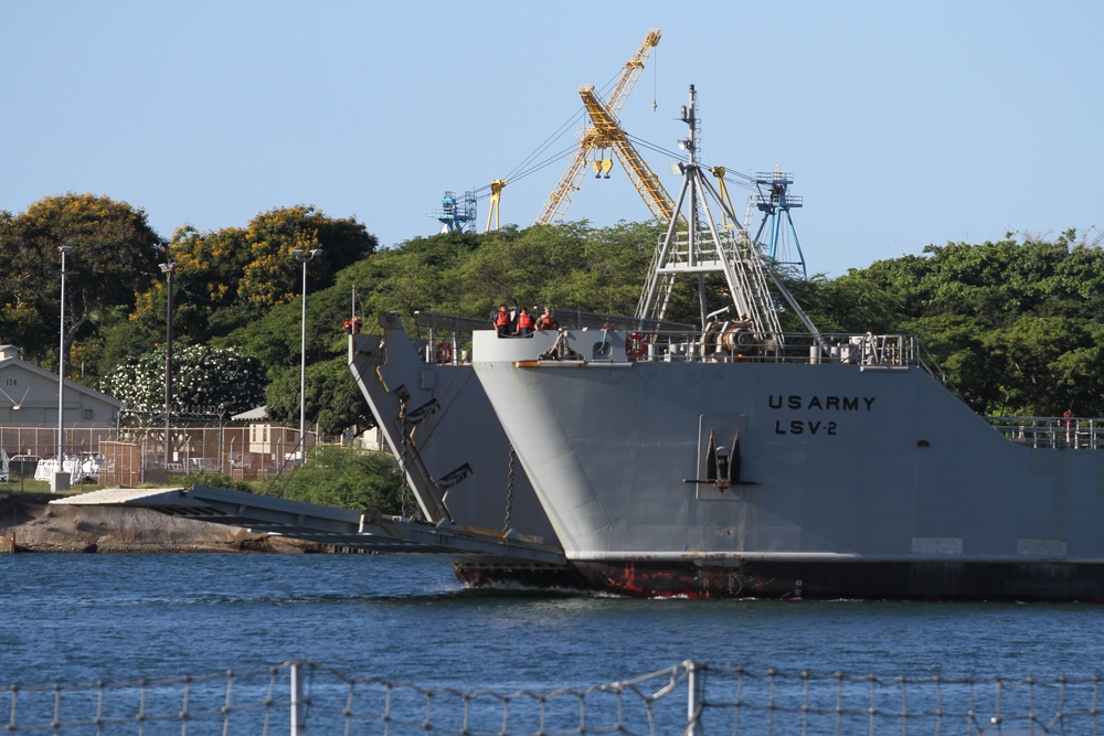 Army vessel departs in support of Pacific Pathways