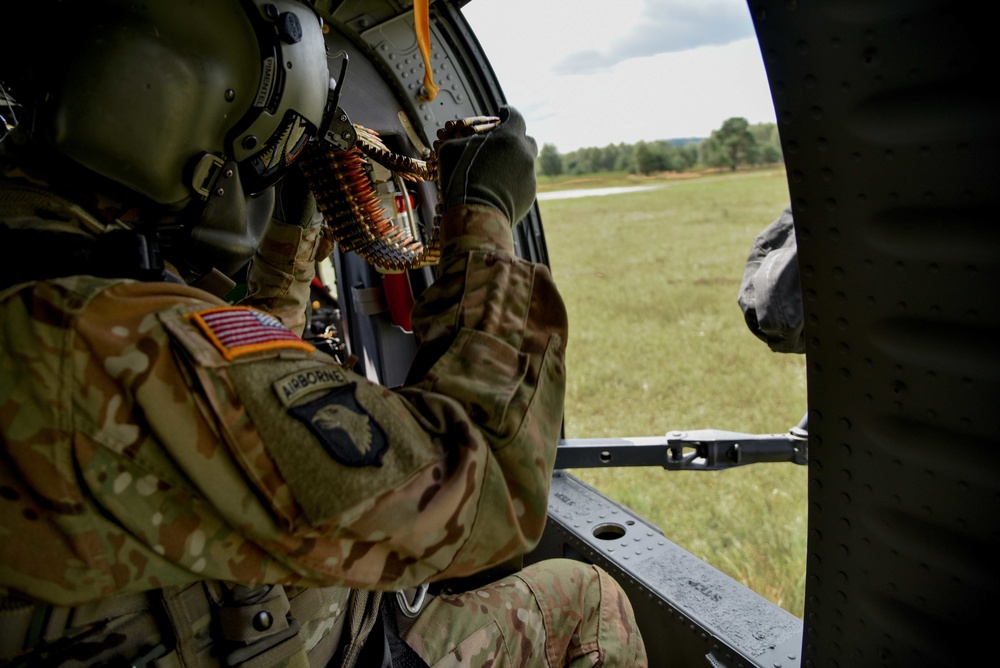 3rd Battalion, 501st Aviation Regiment Conducts Aerial Gunnery