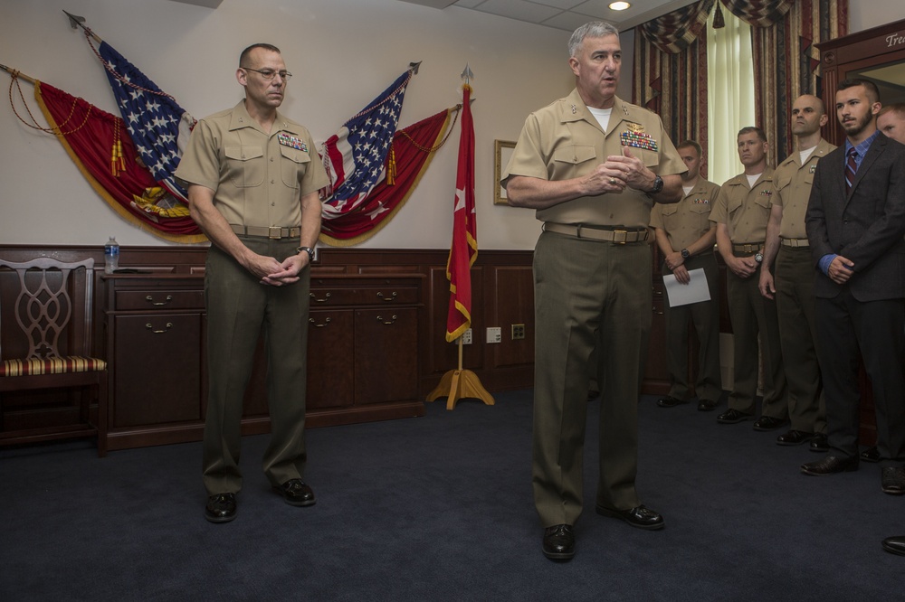 Col. Ryan P. Heritage Promotion Ceremony June 24, 2016