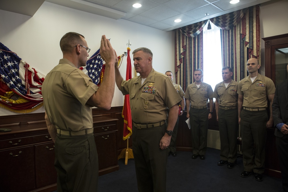 Col. Ryan P. Heritage Promotion Ceremony June 24, 2016