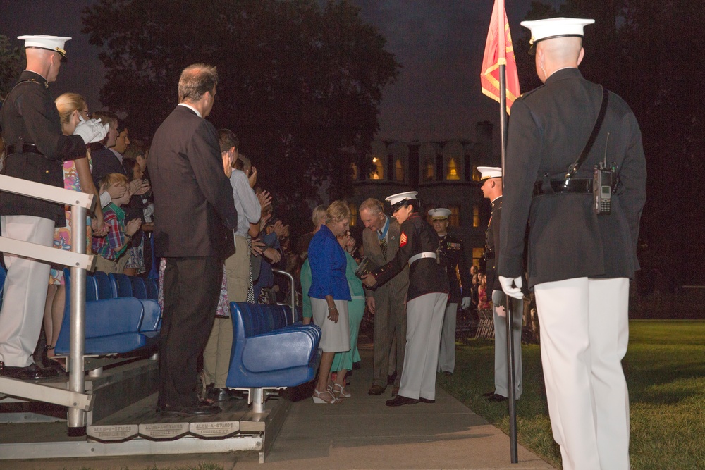 Marine Barracks Washington Evening Parade August 5, 2016