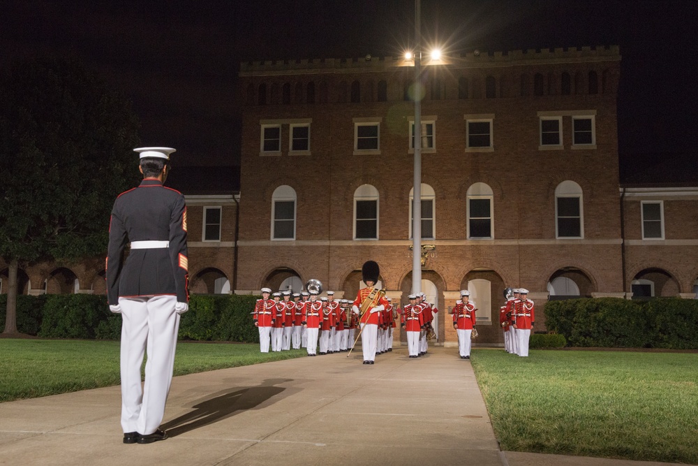 Marine Barracks Washington Evening Parade August 5, 2016