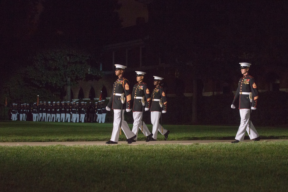 Marine Barracks Washington Evening Parade August 5, 2016