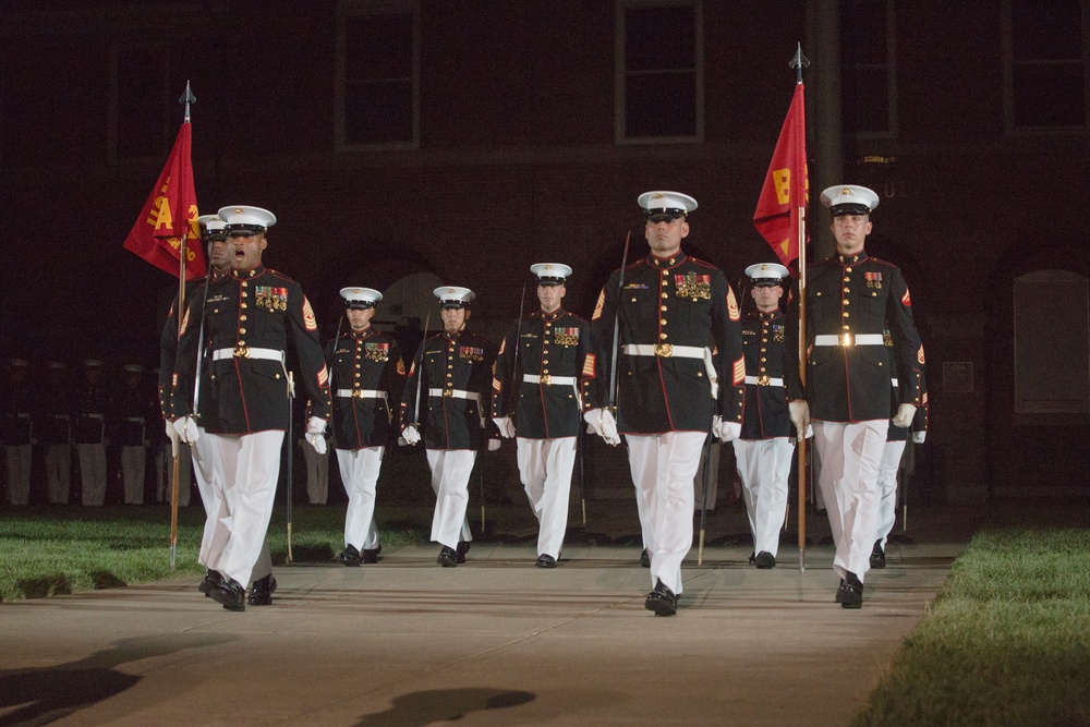 Marine Barracks Washington Evening Parade August 5, 2016