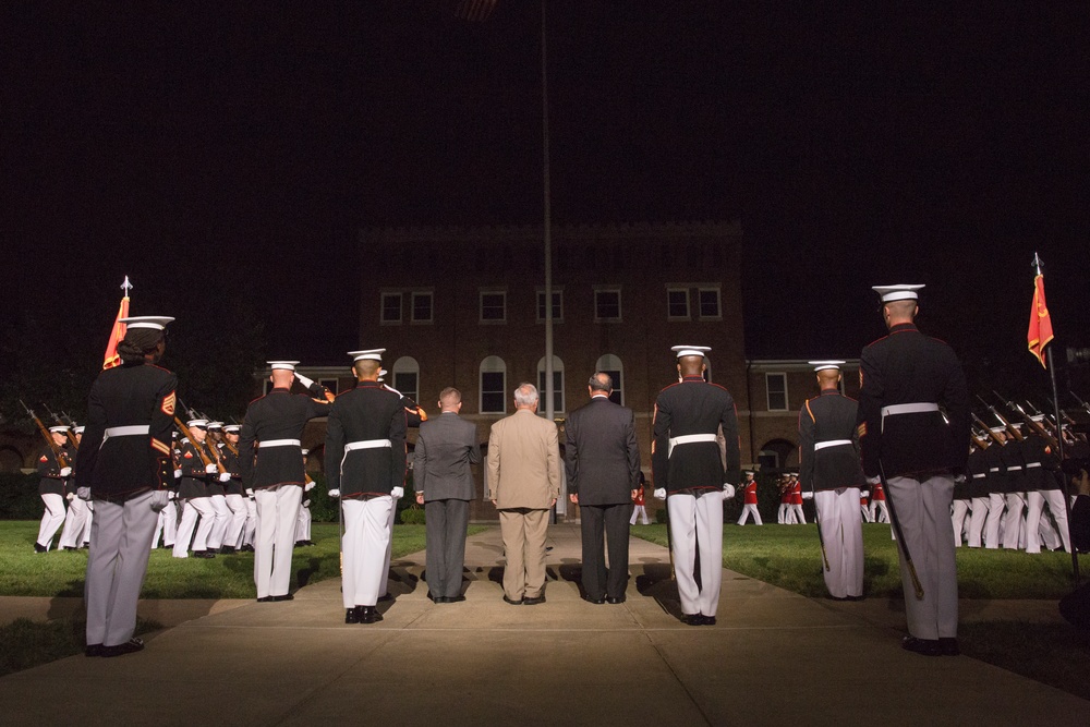 Marine Barracks Washington Evening Parade August 5, 2016