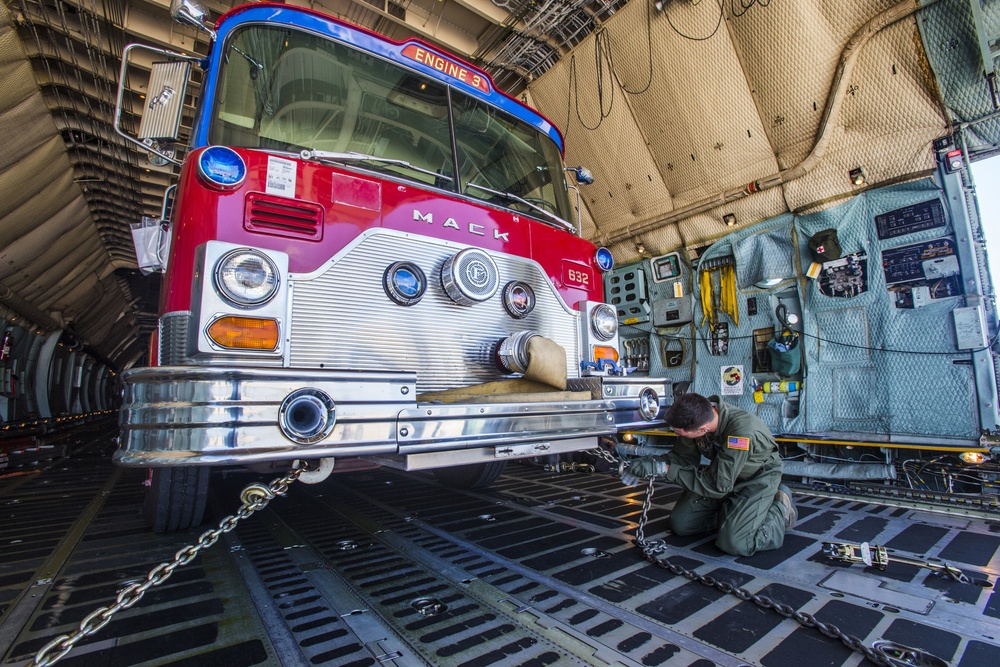 Fire truck begins journey to Nicaragua