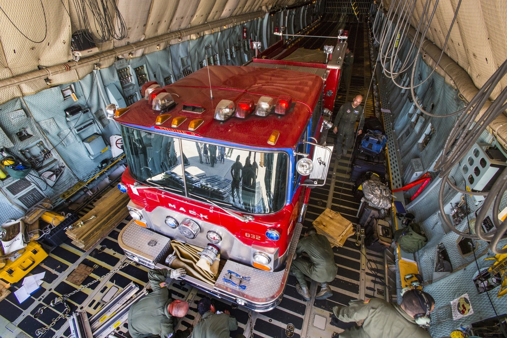 Fire truck begins journey to Nicaragua