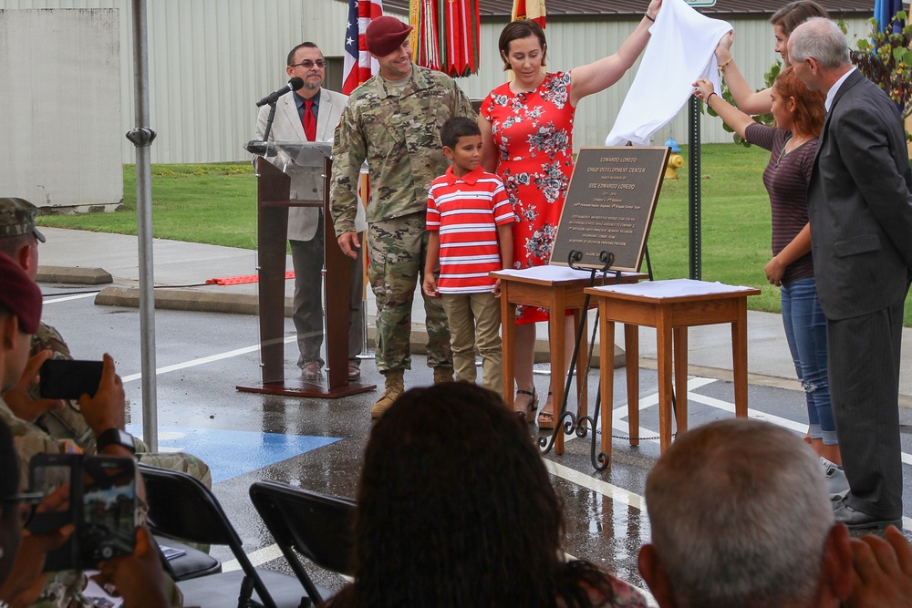 New Child Development Center Named For Fallen Paratrooper