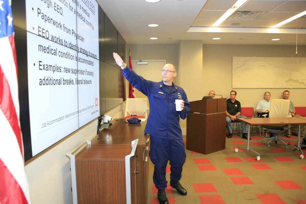 USACE Command Surgeon, Cmdr. Thomas Janisko visits Nashville District