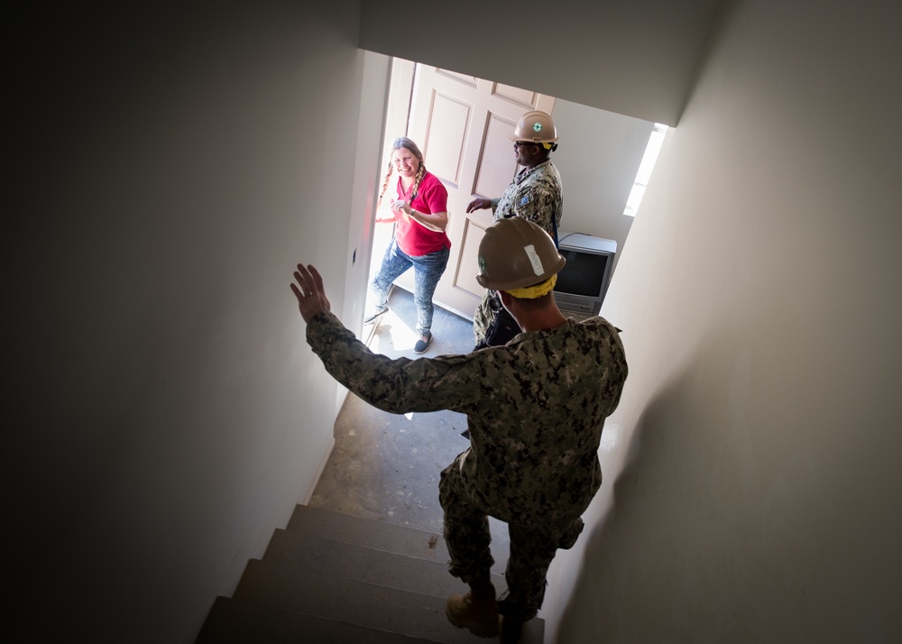 Locals Tour Ongoing Seabee Construction at Search Dog Training Center