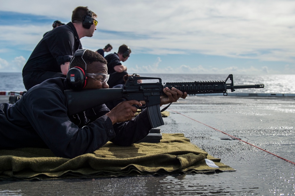 Green Bay conducts M16 drill