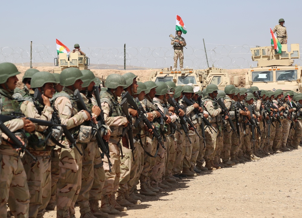 Peshmerga graduate from Modern Brigade Course 2